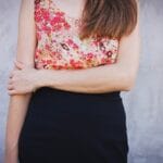 Broszka z pereł i koralików DIY